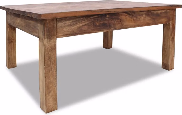 vidaXL Tavolino da caffè in legno massiccio antico 98 x 73 x 45 cm - Tavolino da caffè - Tavolini - Tavoli laterali