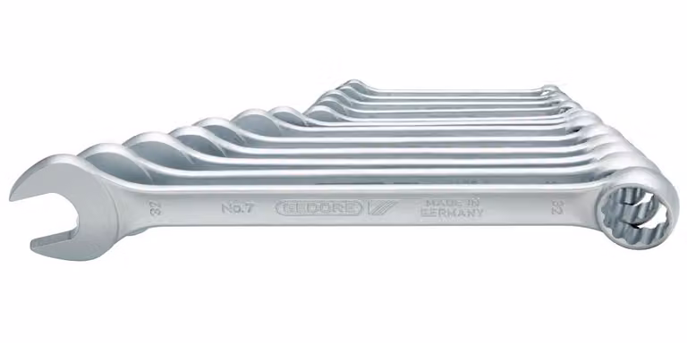Set di chiavi a bussola DIN 3113, 12 pezzi, 10-32 mm, Gedore | 4010886609316