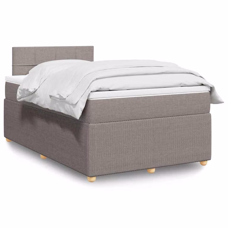 vidaXL Letto Ibrido con Materasso in Tessuto, L/P/H: 120 x 200 cm
