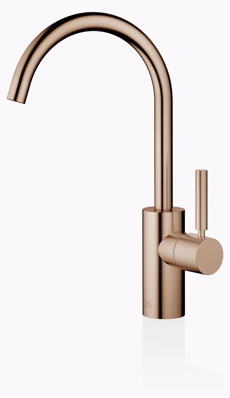 Dornbracht META Mitigeur monocommandé pour lavabos sans vidage, saillie 167mm, bec orientable 360, 33505661-42, 33505661-42