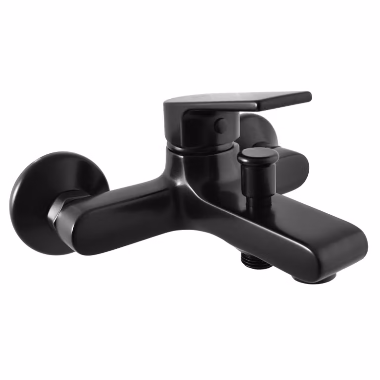 Slezák-RAV Miscelatore per bagno Slezák RAV Colorado CO154CMATC nero opaco/cromo Colore: nero opaco, Dimensioni: 100 mm