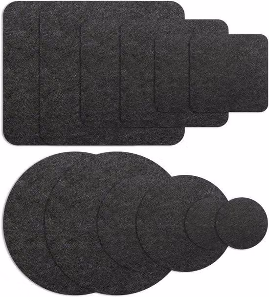 Rondelle rotonde e quadrate Ø 4/6/8 pollici resistenti al calore