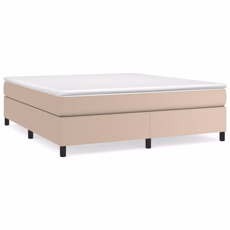 Struttura letto cappuccino-marrone 180x200 cm in ecopelle