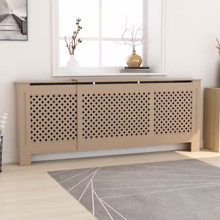 The Living Store Rivestimento per radiatori in MDF 205 cm