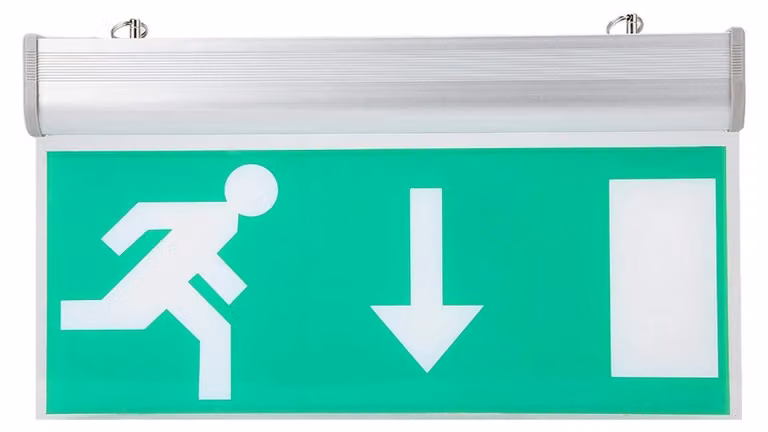 Pannello LED di emergenza da 110-220 V con sistema di allarme vocale automatico