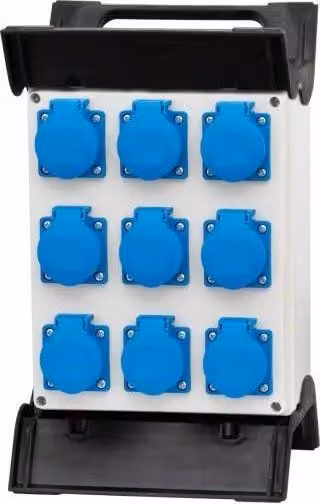 R-240 9x250V Distributore su telaio in plastica