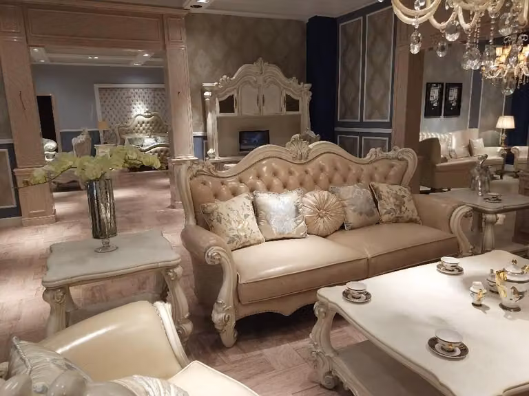 Klassischer 3 Sitzer Couch Sofa Couch Polster Sofas Couchen Barock Rokoko