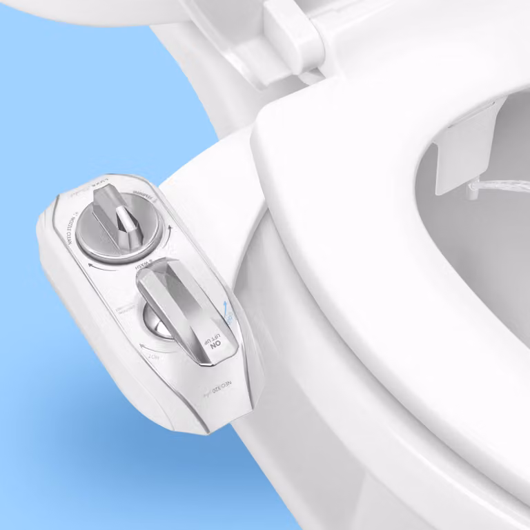 LUXE Bidet NEO 320 Plus – Sedile per WC con bidet integrato e riscaldamento dell'acqua, di ultima generazione