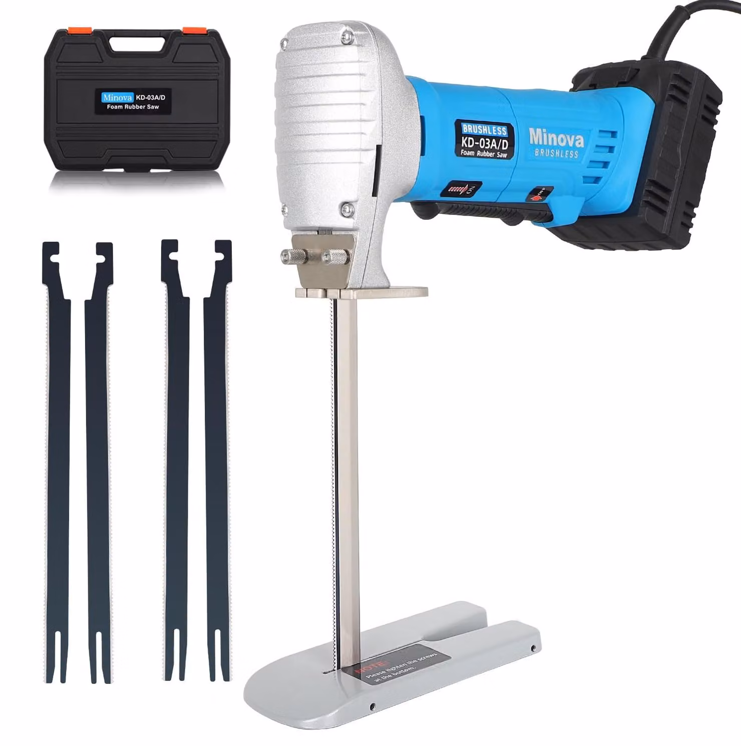 Kit per tagliare la schiuma, 20 cm, 40 lame, 500 W, motore senza spazzole