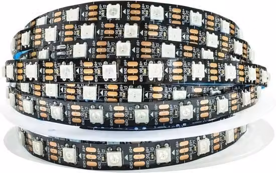 Fascia LED RGB multicolore flessibile e tagliabile da 5m con tecnologia SMD