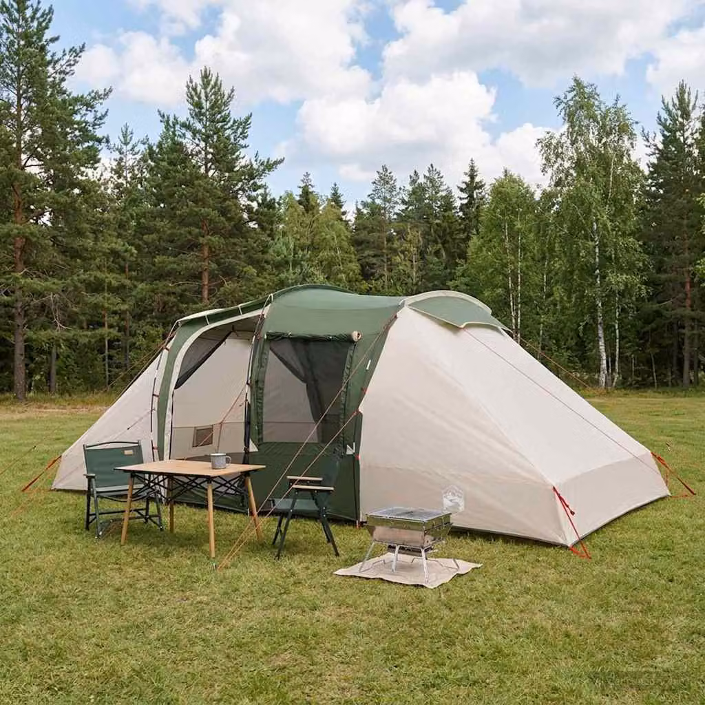 Tenda Istantanea vidaXL Verde in Poliestere L: 524 cm, P: 232 cm, H: 192 cm