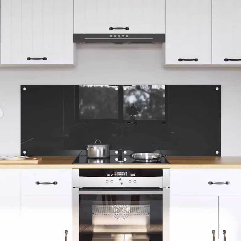 Set di 2 schienali da cucina vidaXL colore grigio scuro, L 70 cm x P 50 cm