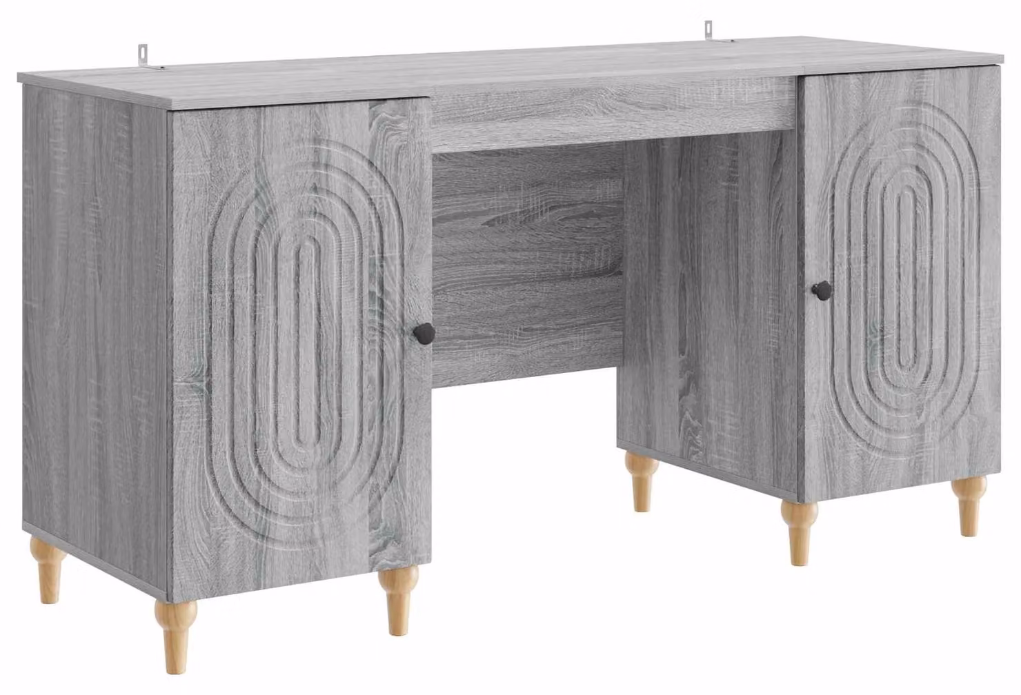 Scrivania Grigio Sonoma 142,5 x 50 x 75 cm Legno ingegnerizzato