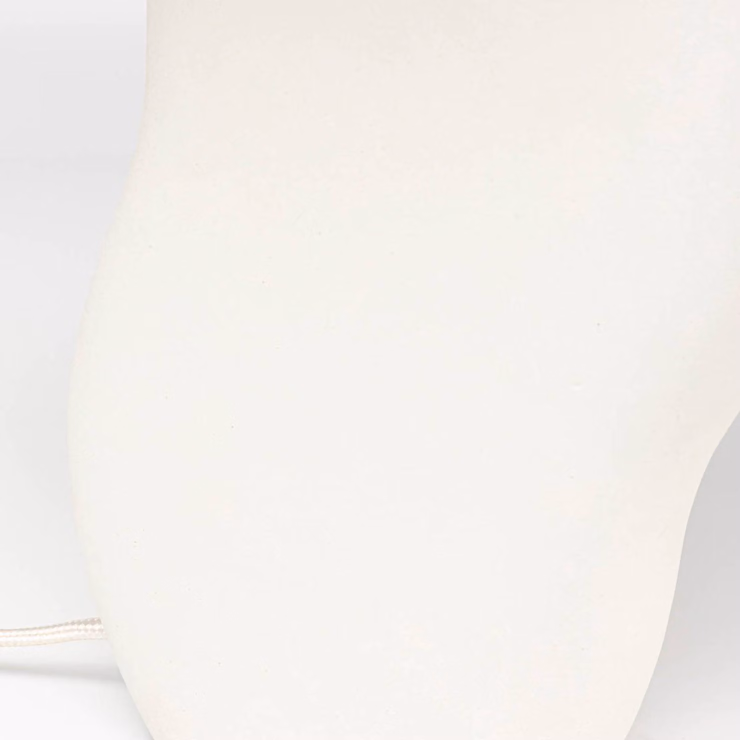 KARE Lampada da tavolo di design Nube, Bianco / Opale, Soggiorno / Sala da pranzo, Metallo, Lampada da tavolo