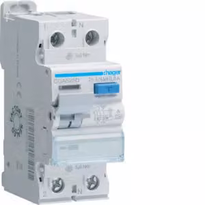 Interruttore differenziale Hager 2 poli, 10 kA, 25 A, 500 mA, tipo A, CGA525D