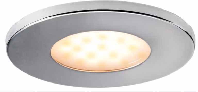 Lampada da soffitto LED incassata Aruba 12/24V 3W IP56 Osculati 13.444.01