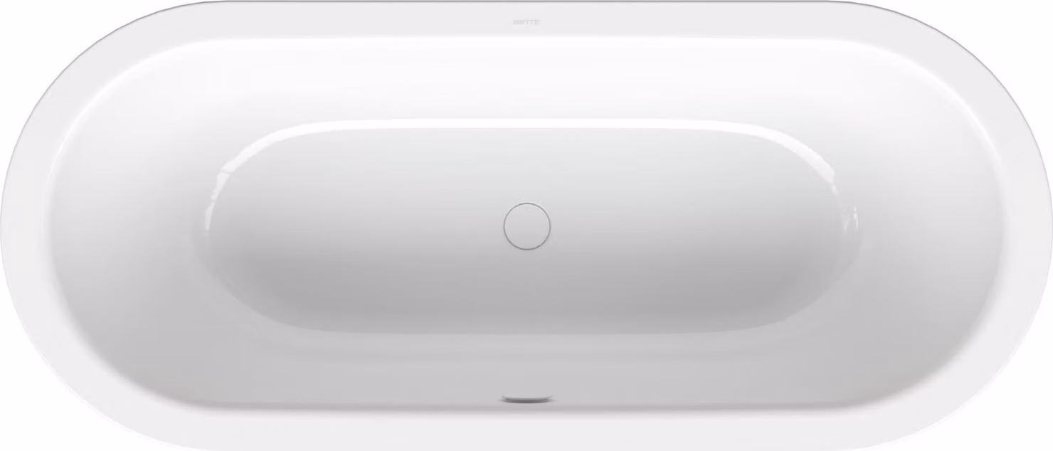 BetteStarlet Flair Oval Baignoire ovale à encastrer, 2 places, ovale, 1580x680x420mm, 8772-000AS, 8772-000AS