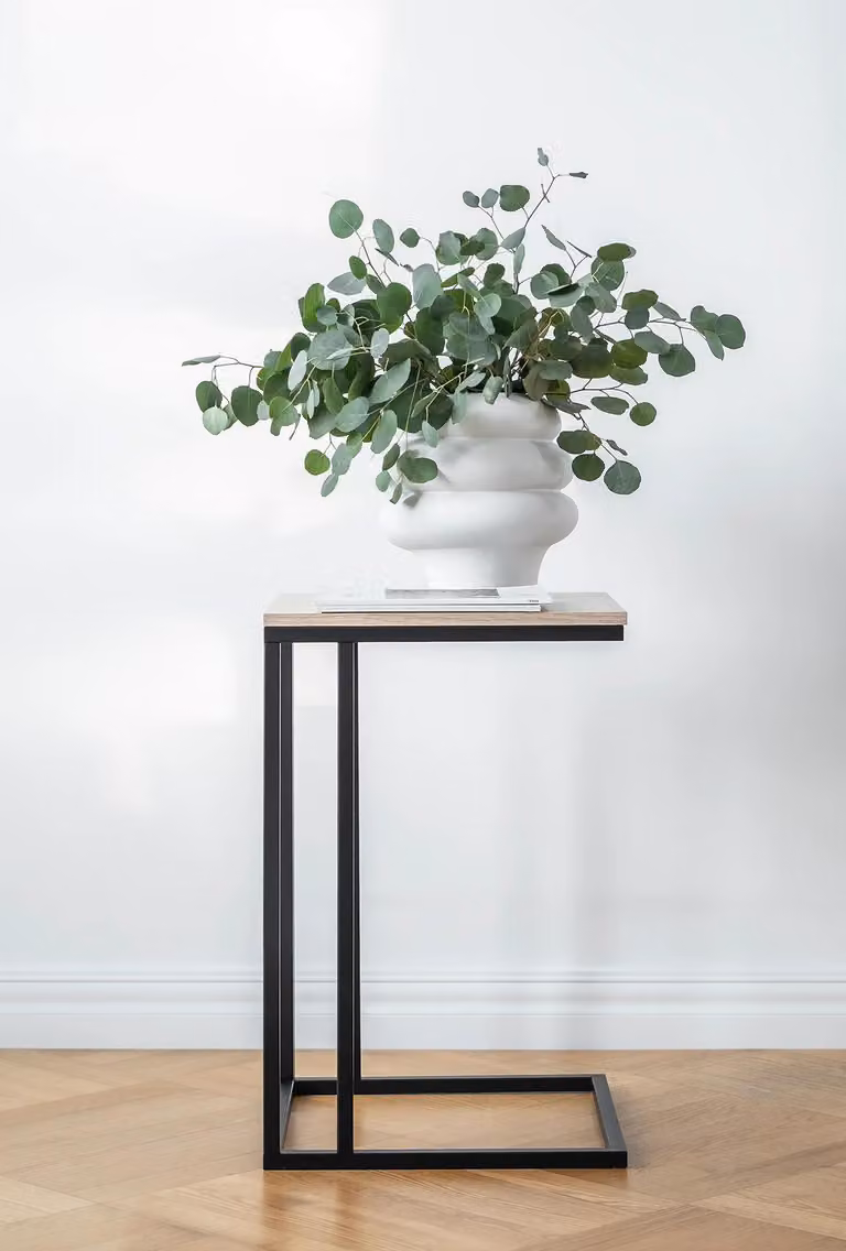 Tavolino CAELAN - rovere Sonoma / nero