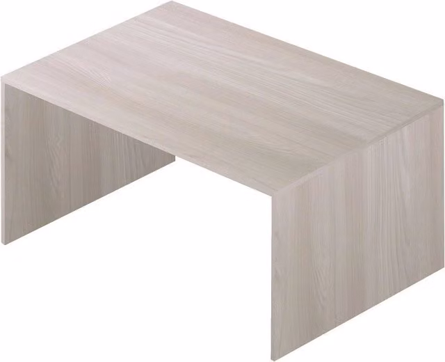 Kit Scrivania Sarmog in Finitura Olmo Chiaro, Design Minimalista, L/P/H: 120 x 73 x 73 cm
