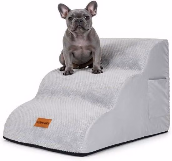 Scala per cani - 3 gradini - 40 x 60 x 40 - robusta e comoda - materiale 30D