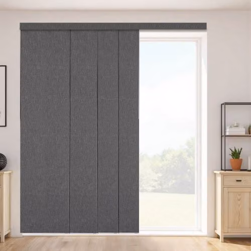 Tende a Pannello Oscuranti VEVOR con Binario Estensibile, Grigio Scuro, Altezza: 243 cm, Larghezza: 116-218 cm