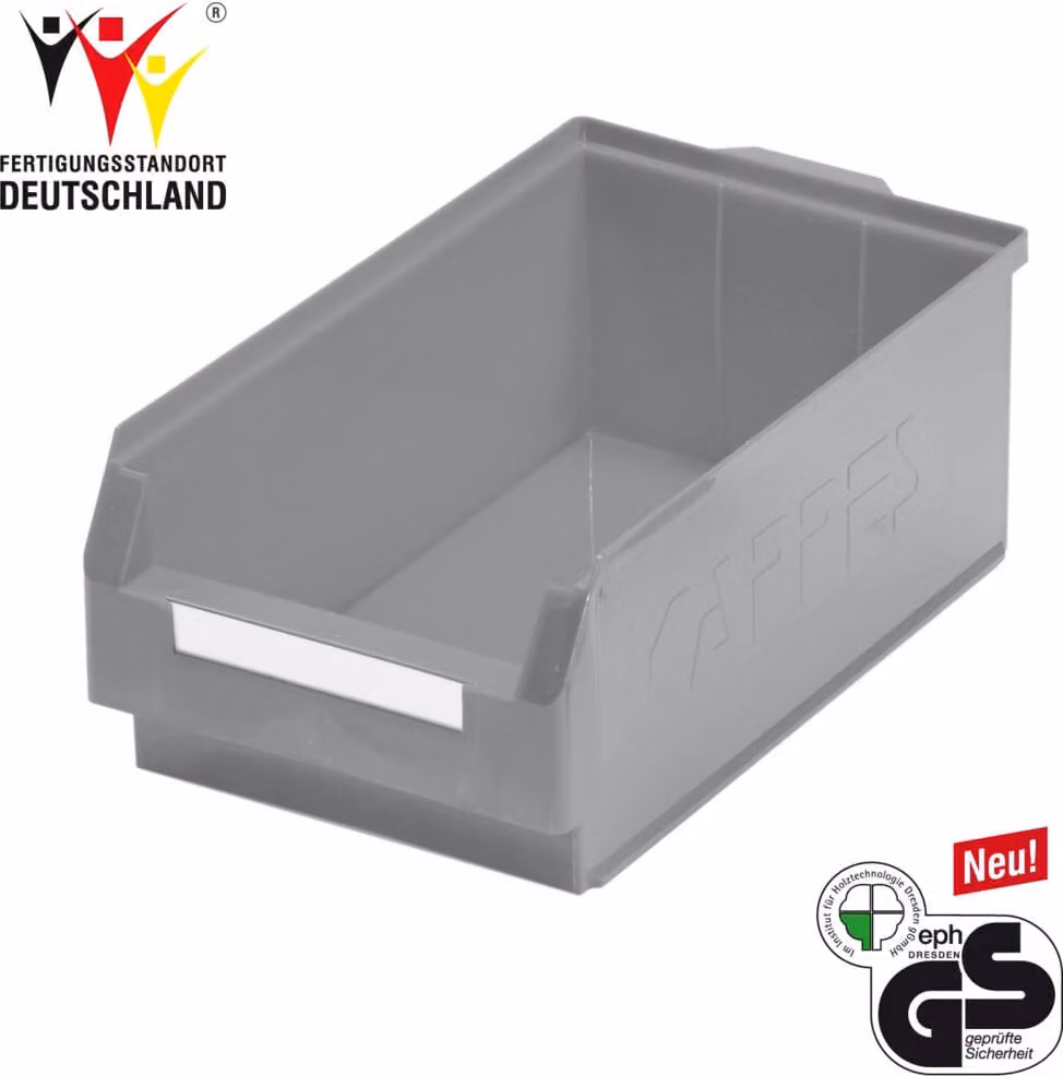 Cestino Kappes RasterPlan misura 2 grigio
