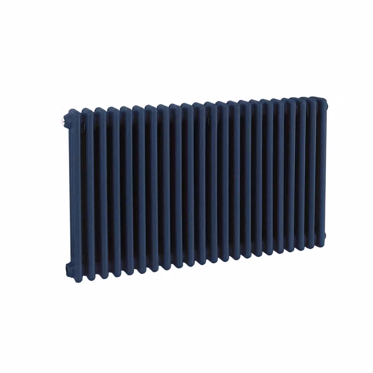 Radiatore Orizzontale a Colonne (2 Colonne) 600mm x 1010mm - Blu (Deep Sea Blu) - Regent