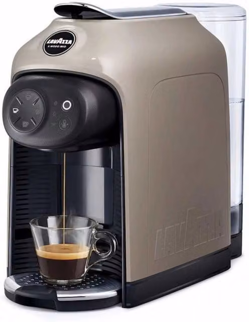 Macchina per caffè a capsule Lavazza Idola, colore beige, con serbatoio da 1,1 l e funzione di spegnimento automatico – 2