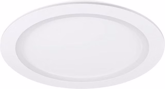 Plafoniera Contemporanea Padrogiano-Z Acciaio Bianco Luce Led Integrato 35W