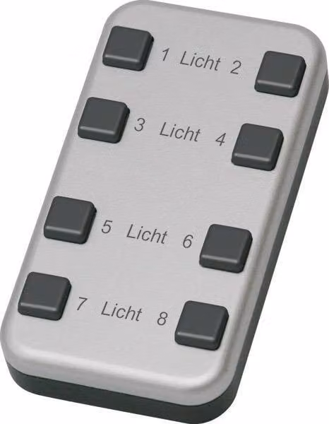 ELTAKO ELTAK radio mini trasmettitore portatile 8 canali FMH8-al/an alluminio/antracite soft FMH8-al/an