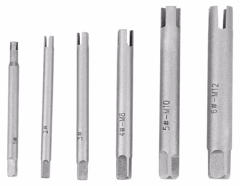 Set di 6 pezzi per rimuovere viti rotte