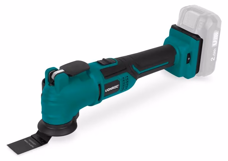 Multitool oscillante a 20V, con 6 velocità, da 7.000 a 19.000 giri al minuto