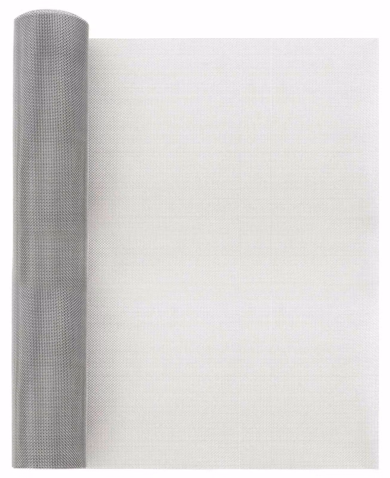 Maison Exclusive - Rete metallica, 40 x 500 cm, 18 maglie, acciaio inossidabile 304, colore argento