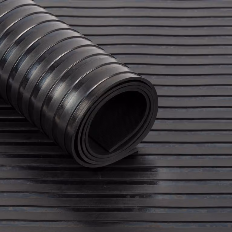 Larghezza della pista di gomma nervature tagliate a misura spessore: 3 mm 100x300 cm