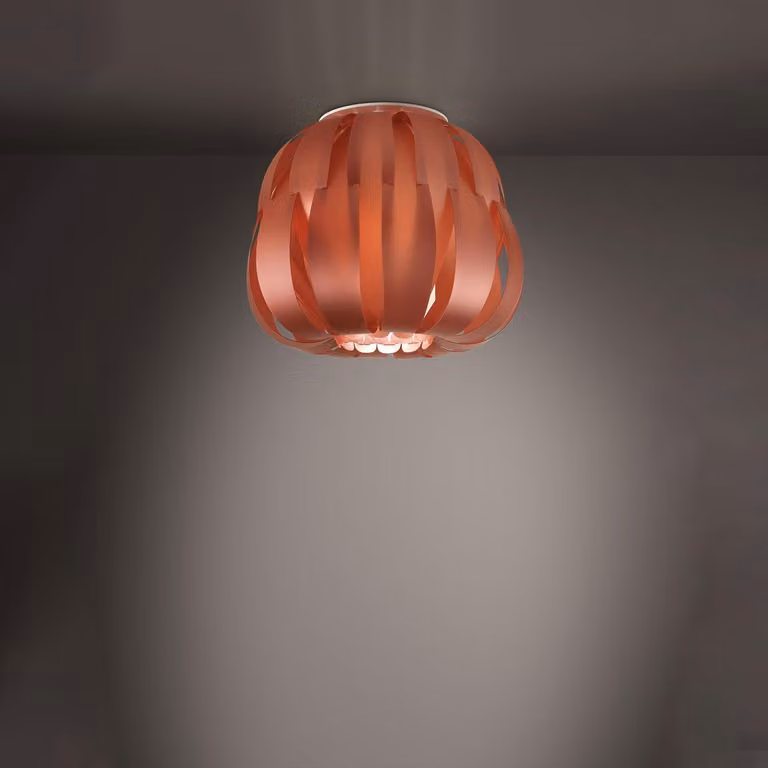 Plafoniera Moderna Queen Polilux ® Rame 1 Luce E14