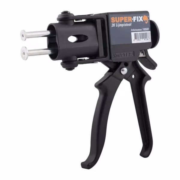 Pistola per colla Super-Fix.