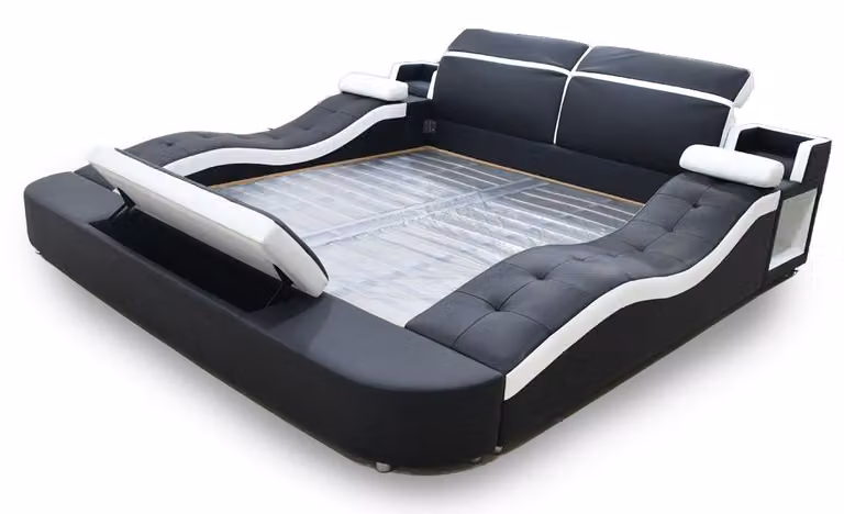 Multifunktion Bett Doppel Betten Hotel big Polster Schlafzimmer Möbel