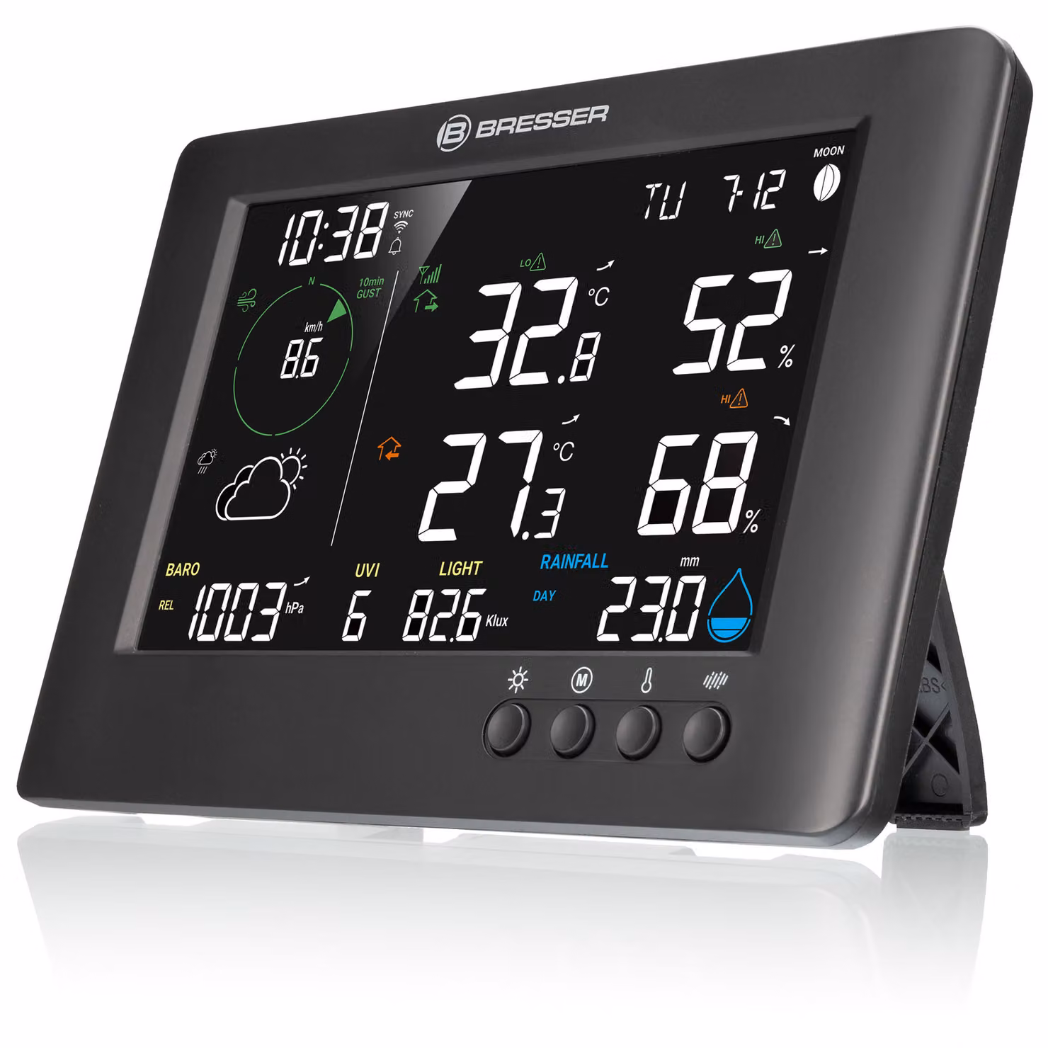 Stazione meteorologica wireless BRESSER 7 in 1 con WiFi TB-7002582