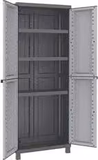 Armadio Alto Tuttopiani Serie Twist Black 2680 Terry Grigio L: 69 cm, P: 39 cm, H: 170 cm