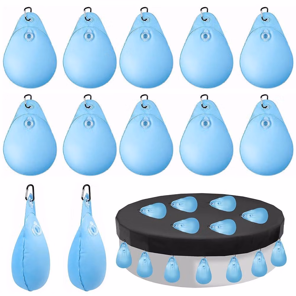 Copertura per piscina, pesi, sacche d'acqua, 12 sacche d'acqua per piscina