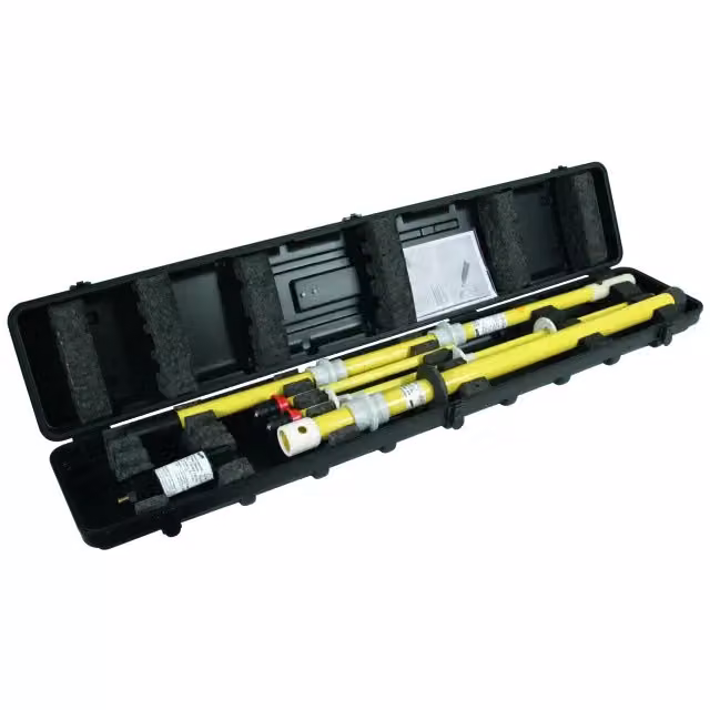 Valigetta in plastica Dehn vuota per tester di tensione PHE III 60/110 kV 1270 x 215 x 140 mm 766998