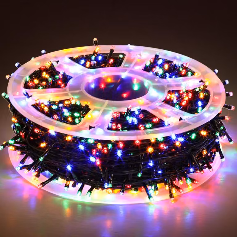 Jayseuw LED luci fiabesche 50m 500LED luci fiabesche con 8 modalità luci fiabesche all'aperto per interni Natale matrimonio festa decorazione giardino colorato
