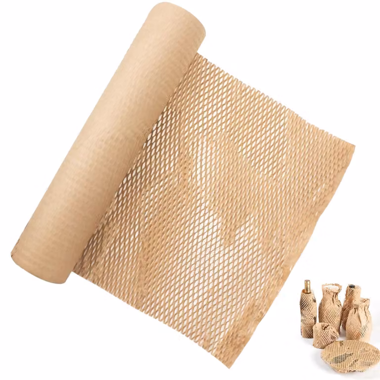 Rotolo di carta alveolata, 30 cm x 10 m, marrone, carta kraft