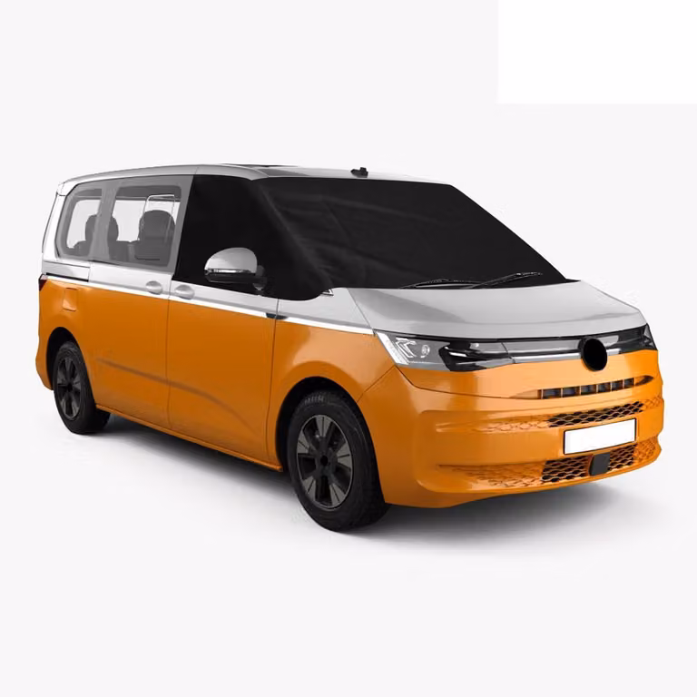 Copertura per parabrezza per VW T7 dal 2021 al 2022, in tessuto Oxford 600D, colore nero, utilizzabile tutto l'anno