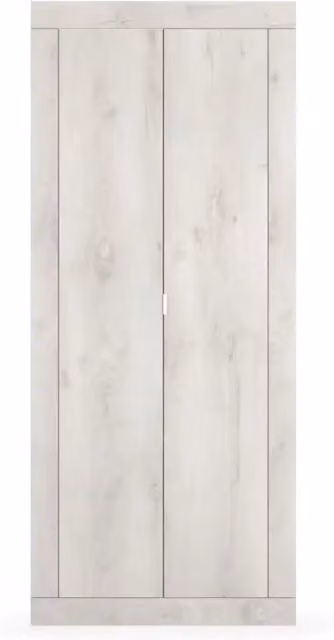 Armadio per ingresso di casa, collezione ISORA, colore rovere bianco