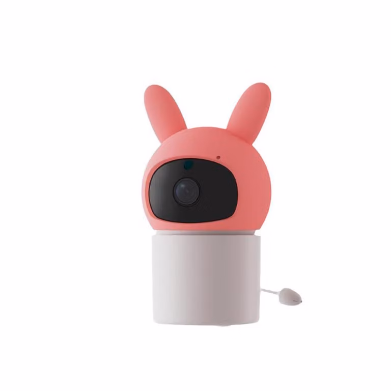 ZELURXX: telecamera di sorveglianza intelligente per neonati con misurazione della temperatura, audio bidirezionale, rilevamento del pianto, Wi-Fi e visione notturna