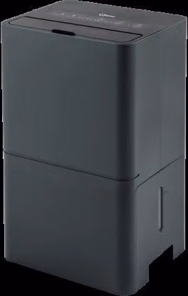 Deumidificatore Qlima D 812 SMART grigio e bianco con controllo Wi-Fi via app e capacità di rimozione 12 lt/g