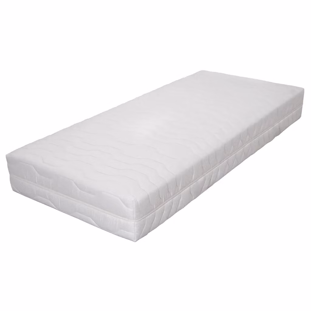vidaXL Materasso a 7 Zone con Molle Insacchettate, Bianco, L/P/H: 100 x 200 x 20 cm – 2