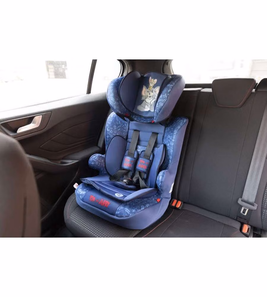 Seggiolino auto Tom e Jerry, gruppo 1-2-3 (da 9 a 36 kg) bambino