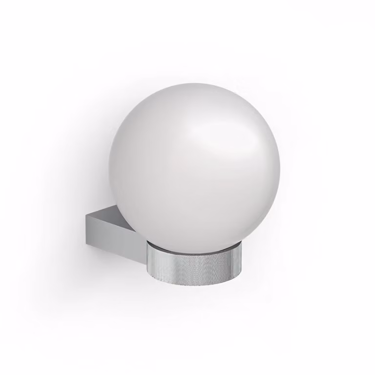 Decor Walther Applique da parete Club Light, dimmerabile, Cromo / Argento, Soggiorno / Sala da pranzo, Ottone, Moderno, Applique